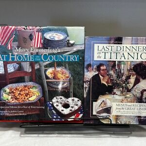 Hyperion Last Dinner on the Titanic & Mary Emmerling At Home in the Country Book